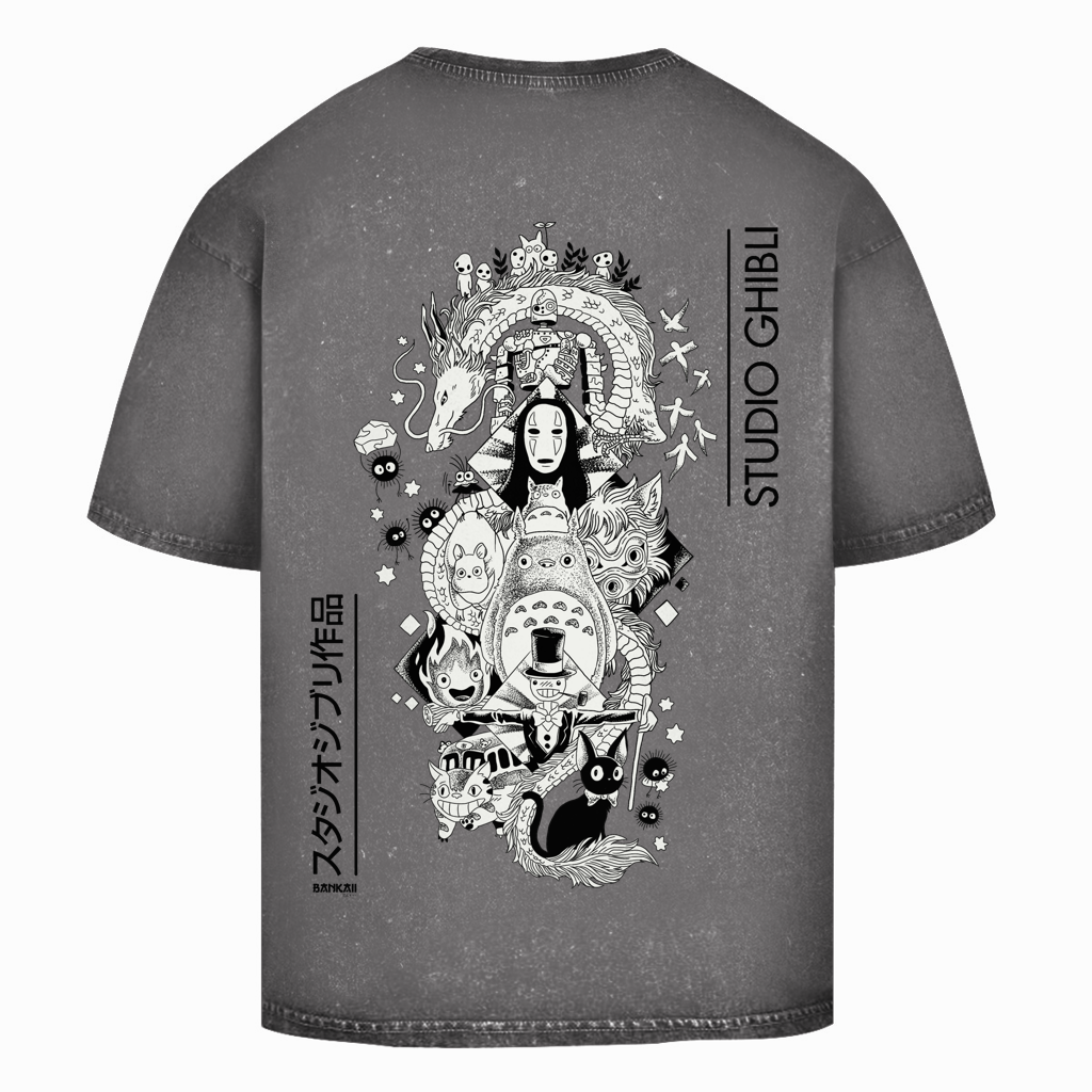 GHIBLI X COMBINATION Washed - Oversized Shirt