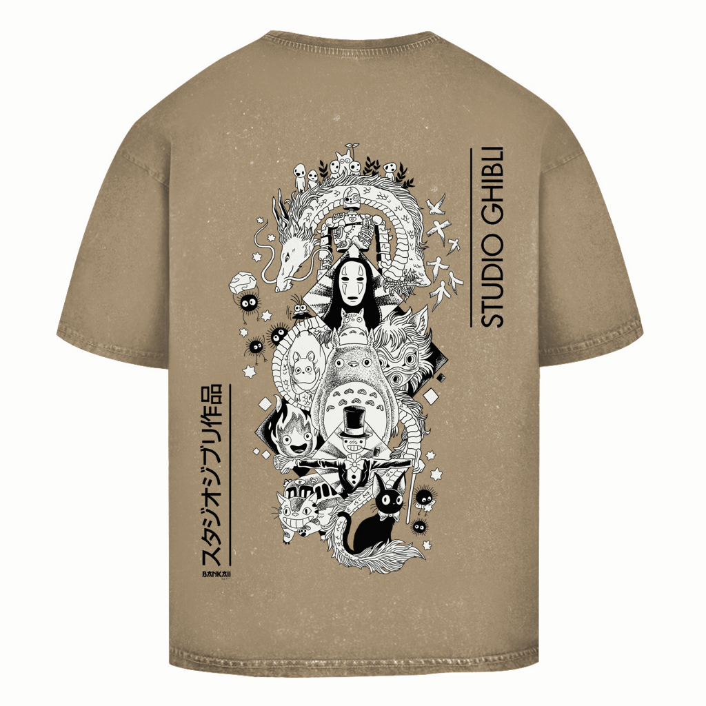 GHIBLI X COMBINATION Washed - Oversized Shirt