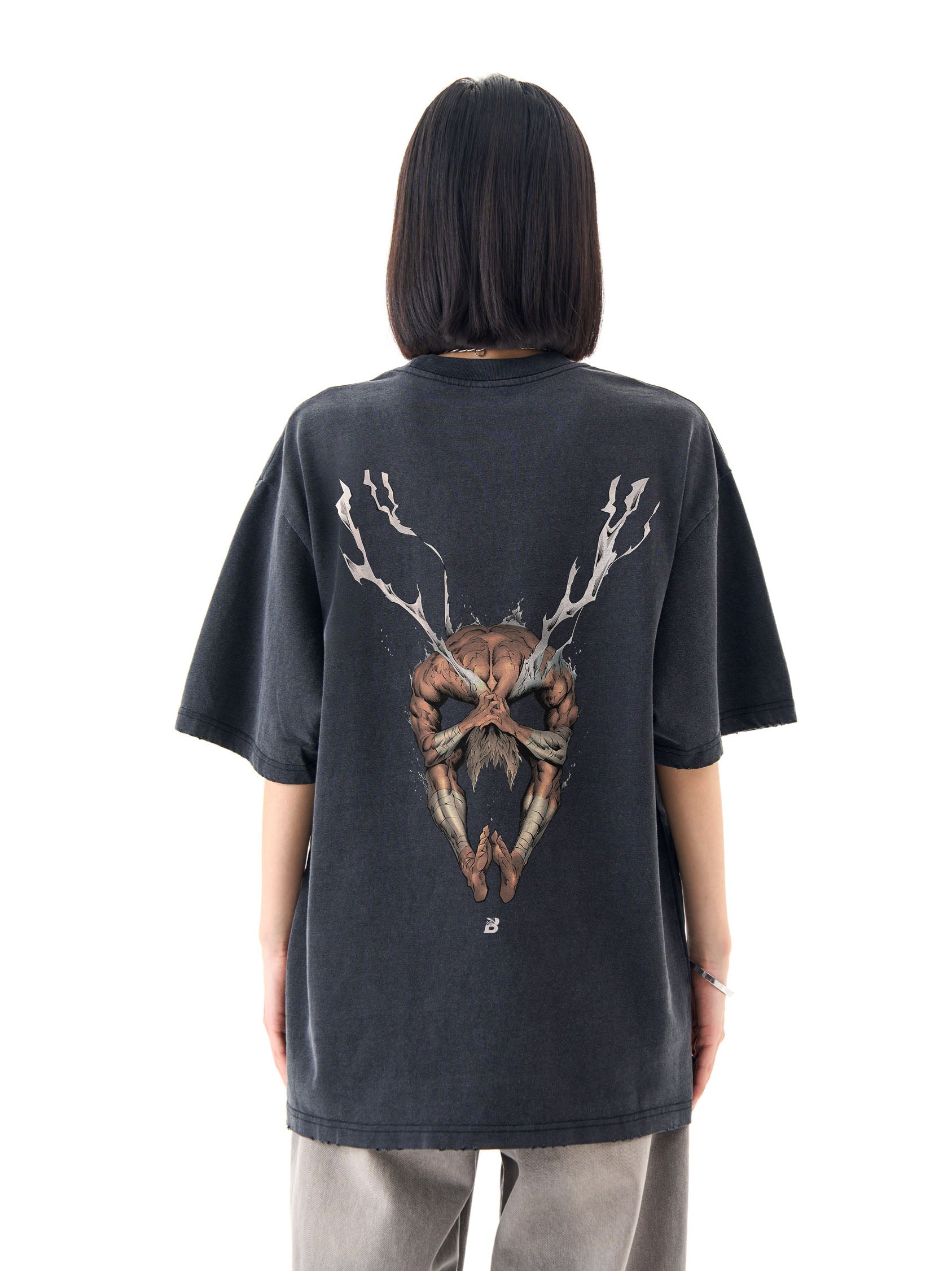 GAROU X WISDOM Washed - Oversized Shirt