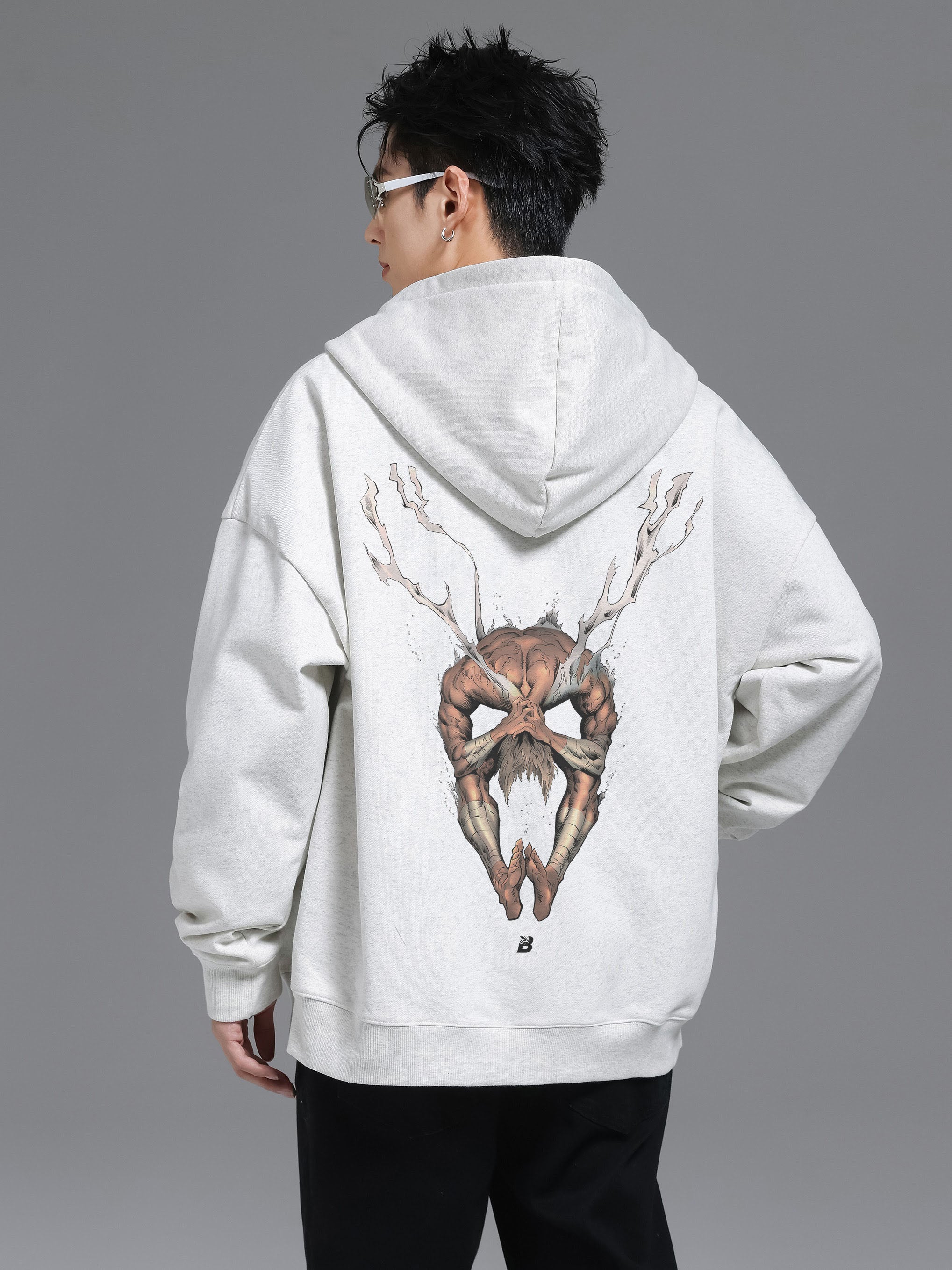 GAROU X WISDOM - Oversized Hoodie