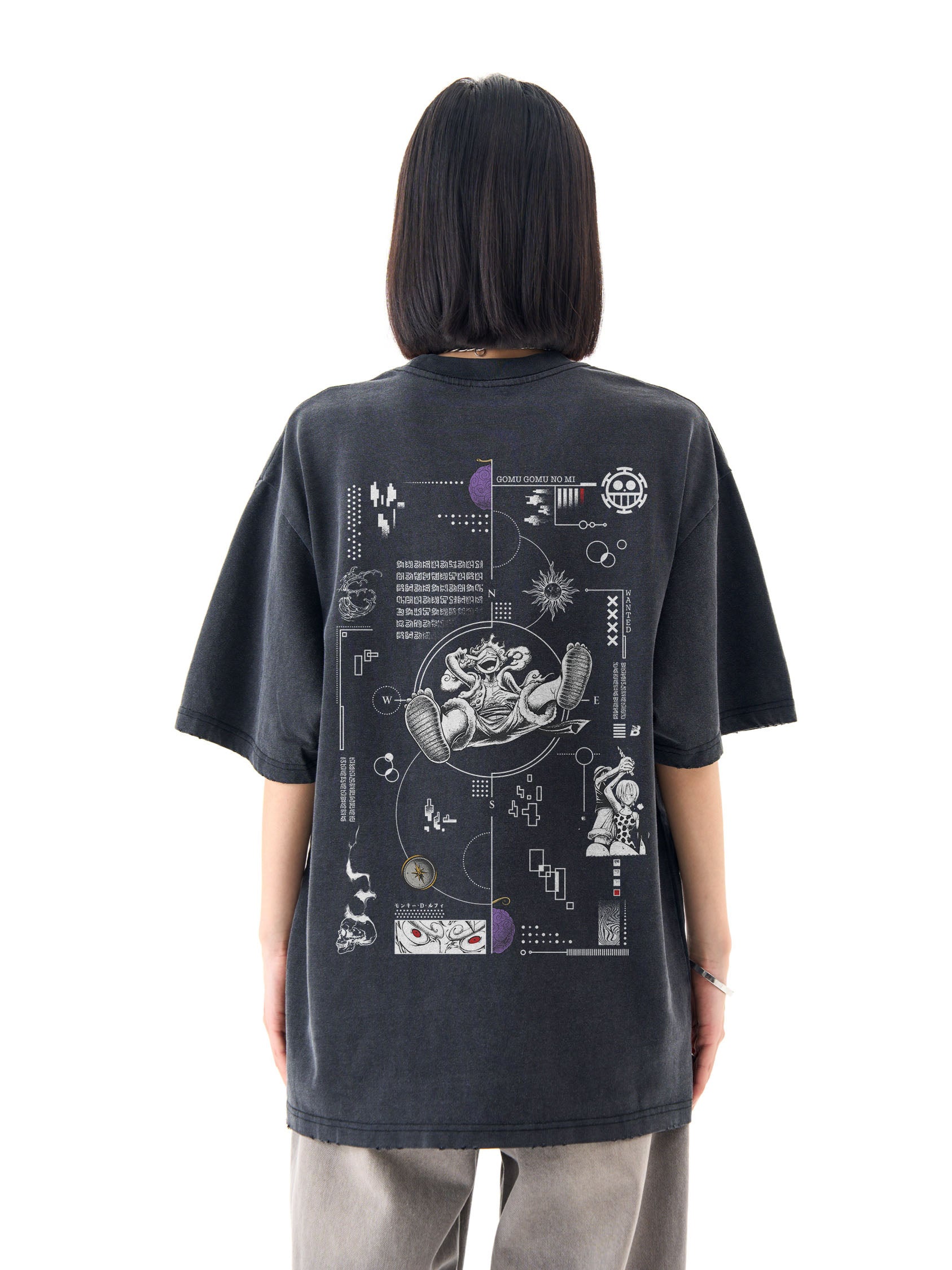 LUFFY X LEGEND 2.0 Washed - Oversized Shirt