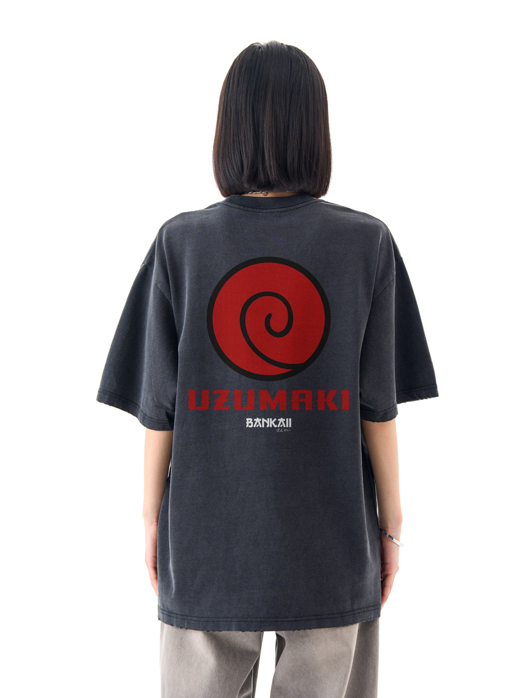 UZUMAKI X CLAN Washed - Oversized Shirt