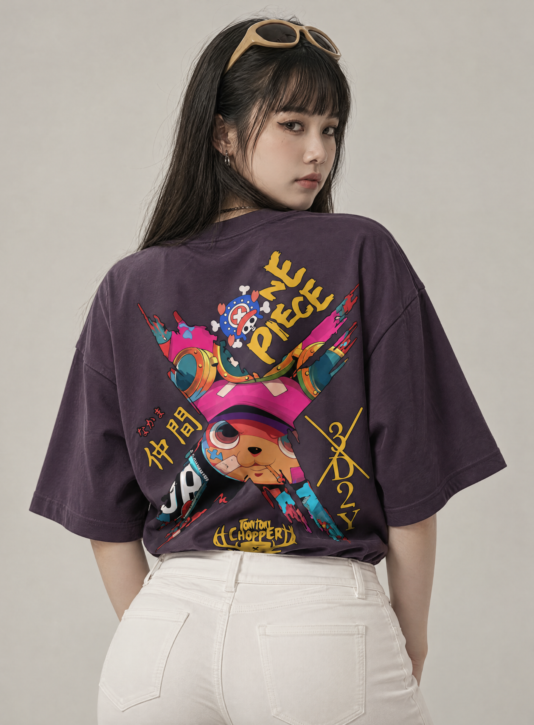 CHOPPER X ONE PIECE - Oversized Shirt