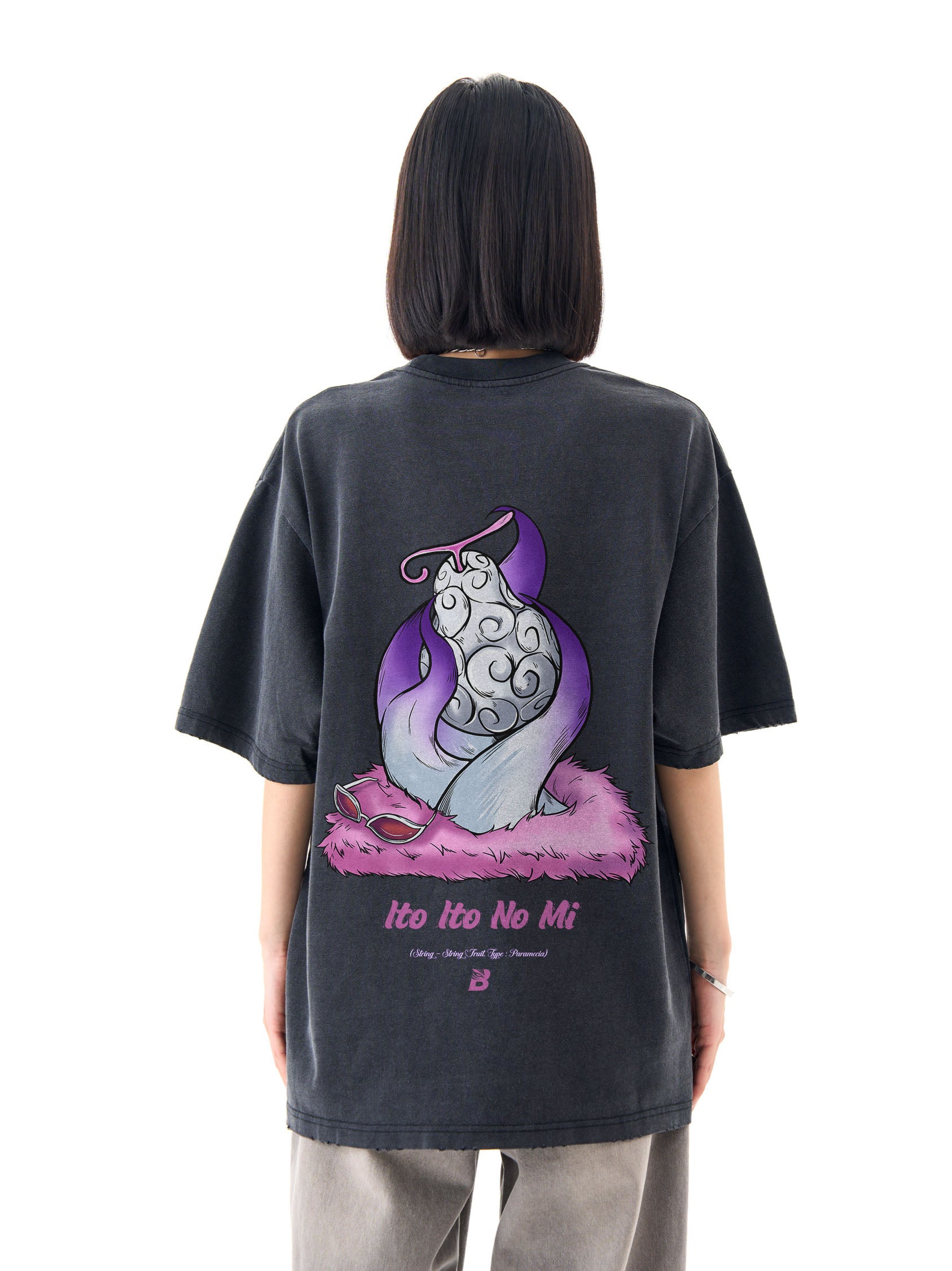 DOFLAMINGO X DEVIL FRUIT Washed - Oversized Shirt
