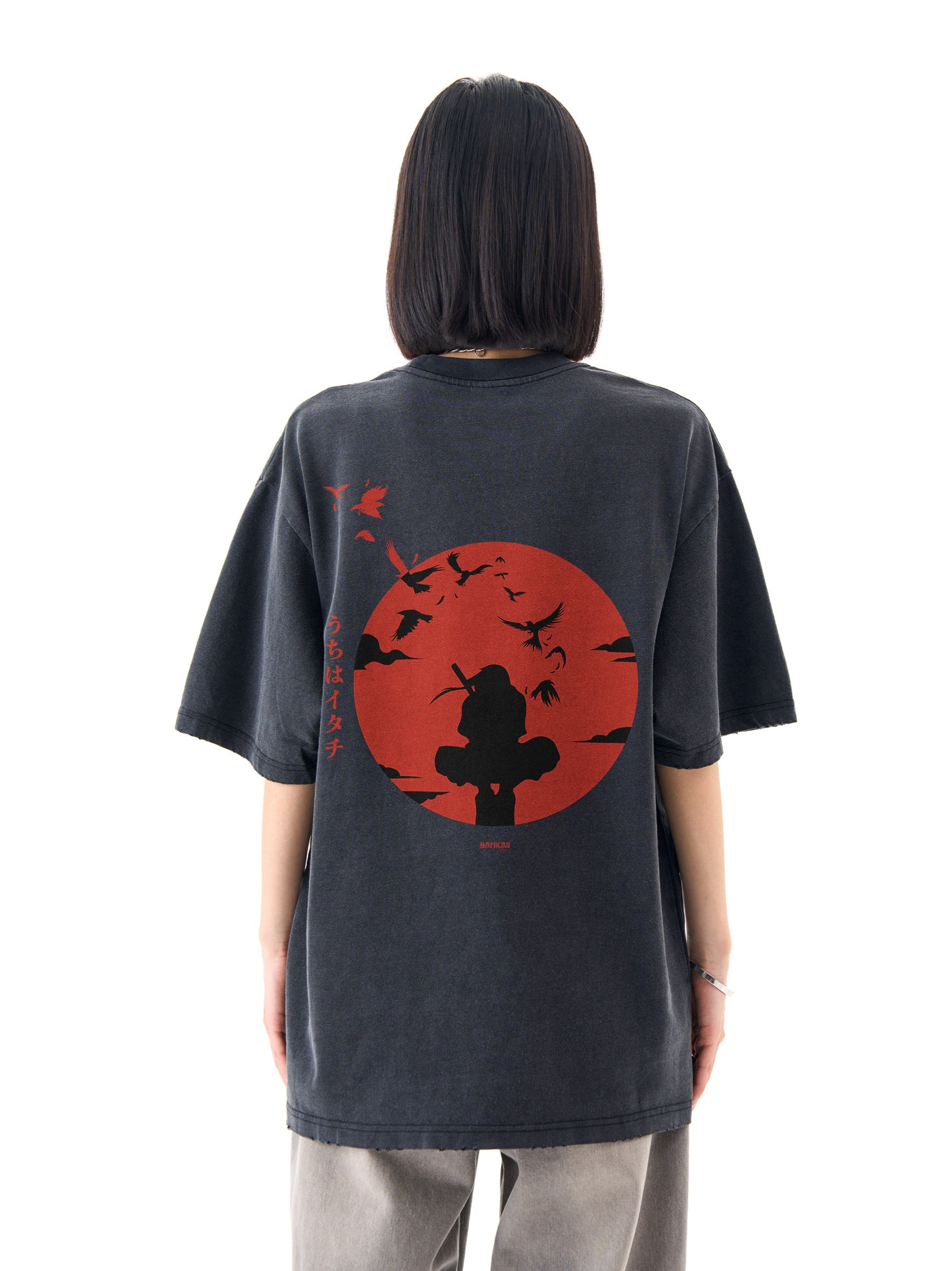 ITACHI X RED 1.0 Washed - Oversized Shirt