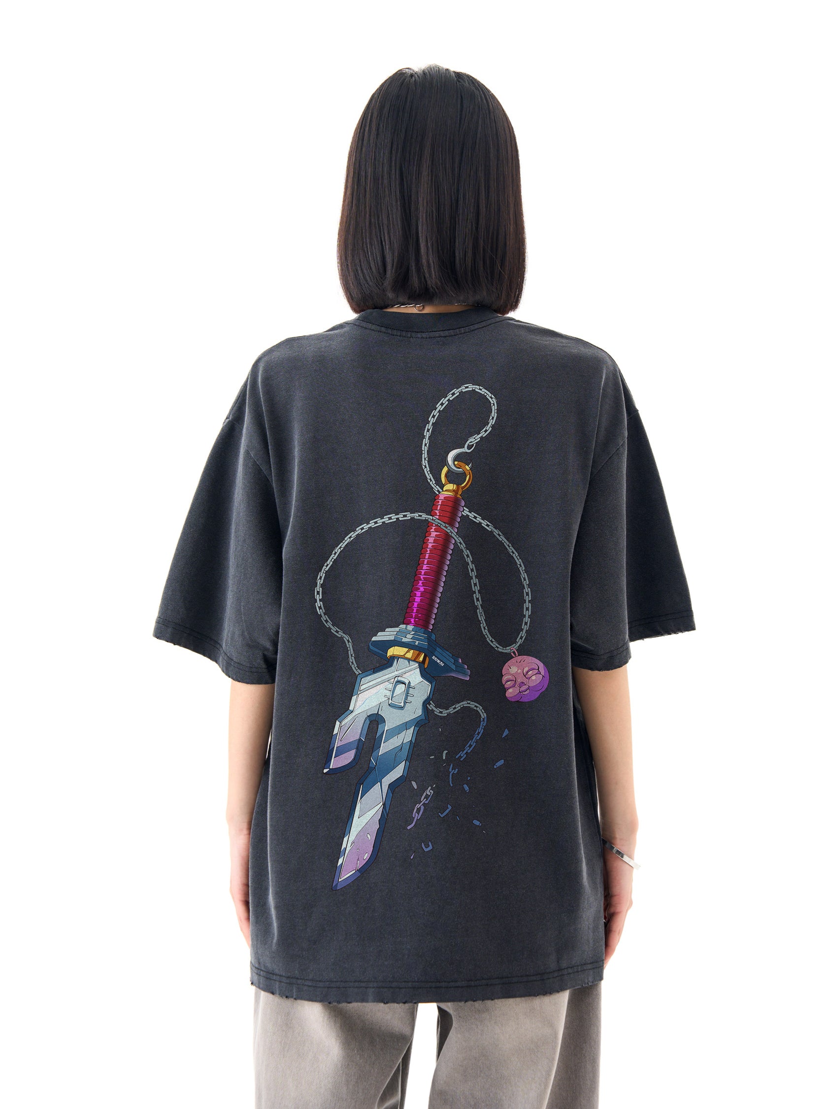 TOJI X SWORD Washed - Oversized Shirt